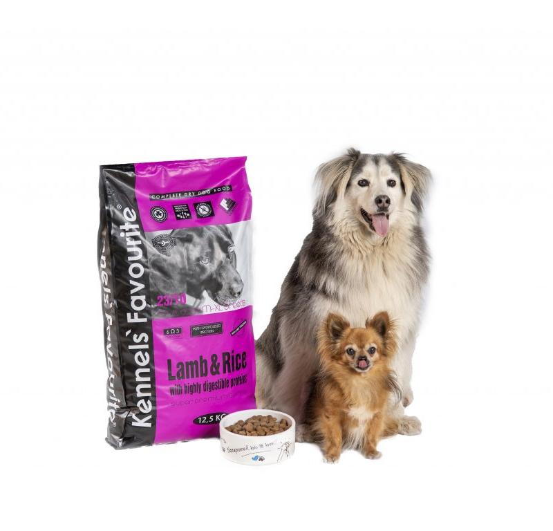 KENNEL`S FAVOURITE Lamb & Rice -  ზრდასრული ძაღლის საკვები, ბატკანი და ბრინჯით. 12.5კგ - Image 5