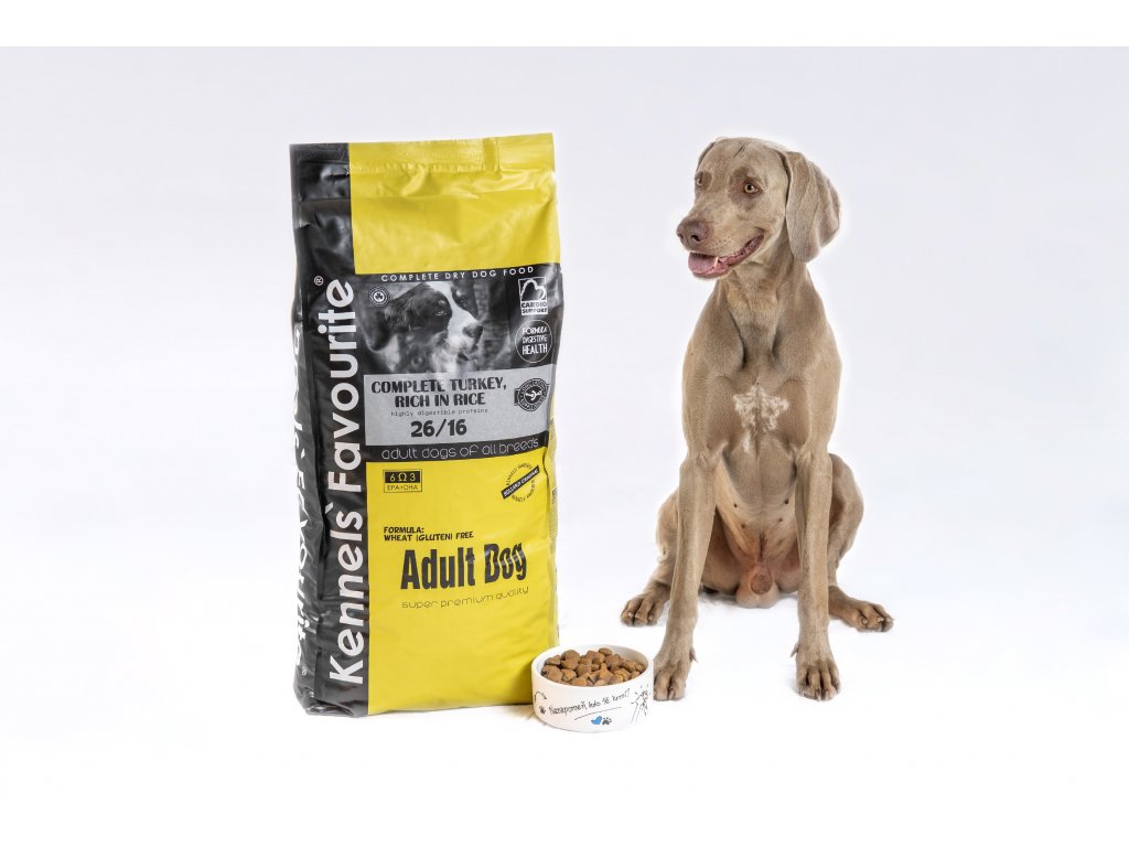 Kennels Favorite Adult - ზრდასრული ყველა ჯიშის ძაღლებისთვის | ინდაურით 12,5კგ - Image 2