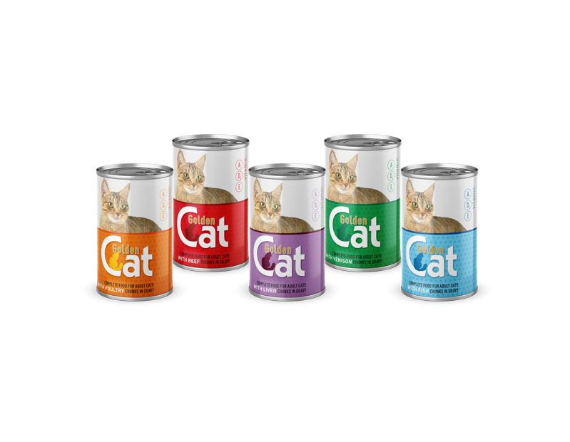 GOLDEN CAT - თევზით სოუსში  415გრ. - Image 2