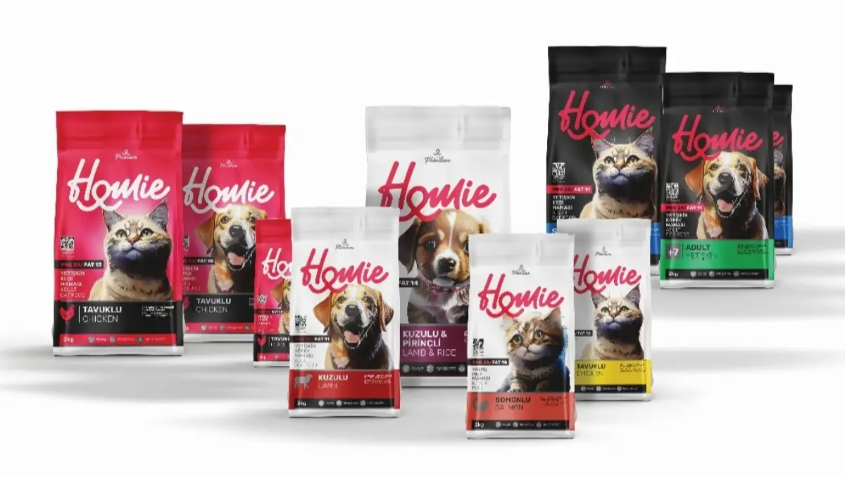 HOMIE - ზრდასრული კატის საკვები, ქათმის ხორცით (ფერადი გრანულა), 15კგ - Image 2