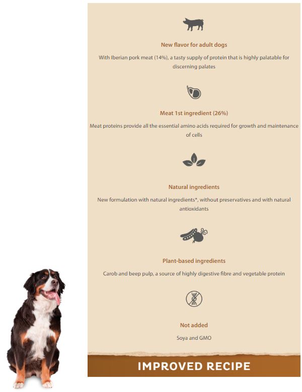 Nutribest Adult- სრული საკვები იბერიული ღორის ხორცით და ბრინჯით ზრდასრული ძაღლებისთვის 15კგ - Image 2