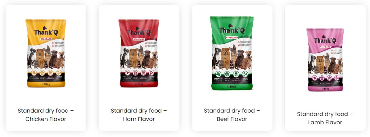 Thank'Q  - სრული მშრალი საკვები ლორის არომატით, ზომიერი აქტივობის ძაღლებისთვის. 20კგ - Image 2