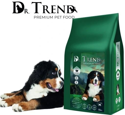 Dr.Trend Puppy Large -  სრული დაბალანსებული საკვები დიდი ჯიშის ლეკვებისთვის, ინდაურის ხორცით 15კგ. - Image 2