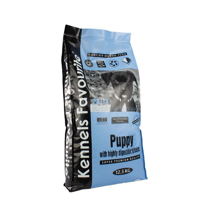 Kennels  Favourite Puppy -  საშუალო ჯიშის ლეკვებისათვის (ქათმის ხორცით) 12,5კგ
