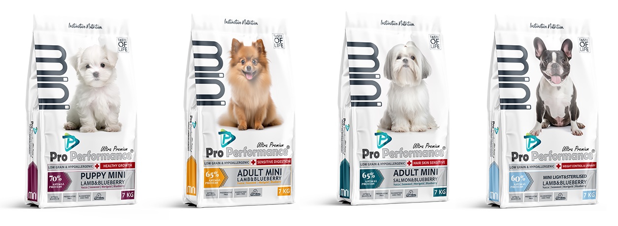 PRO PERFORMANCE – (ჰიპოალერგიული) პატარა ჯიშის ლეკვის საკვები, ბატკნის ხორცით და მოცვით, 7კგ - Image 3