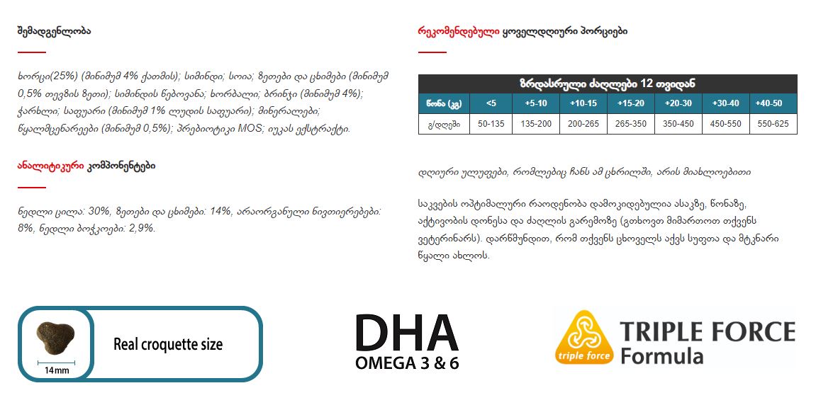 NutriBest Activity - ქათმით და ბრინჯით ყველა ჯიშის ზრდასრული, ფიზიკურად აქტიური ძაღლებისვის, 15კგ - Image 2