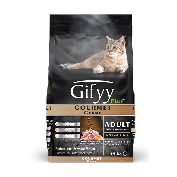 GIFYY - გურმანი ზრდასრული კატის საკვები, 15კგ - Image 2