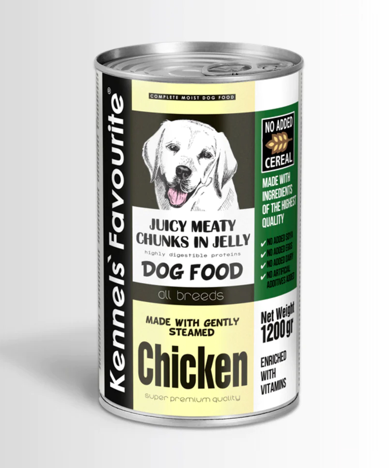 Kennels Favourite - ქათმის წვნიანი ხორცის ნაჭრები ჟელეში. 1200გრ - Image 2
