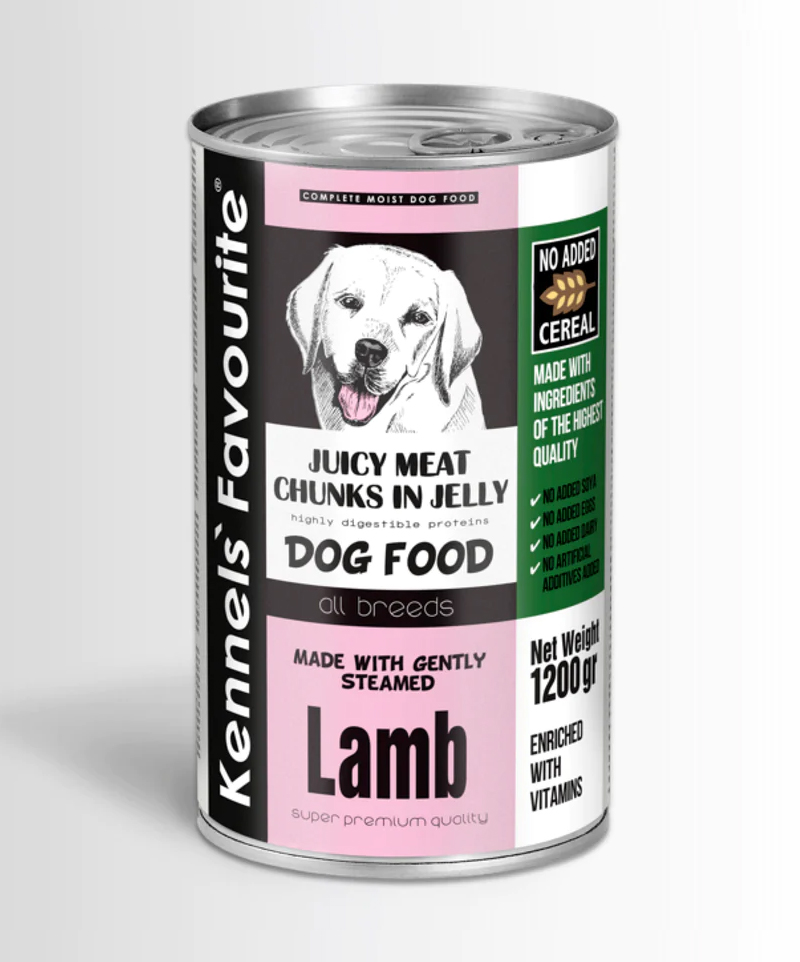 Kennels Favourite - ბატკნის წვნიანი ხორცის ნაჭრები ჟელეში. 1200გრ - Image 2