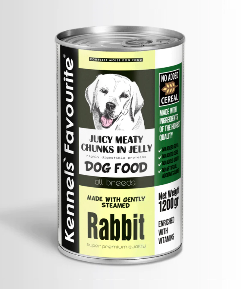 Kennels Favourite - კურდღლის წვნიანი ხორცის ნაჭრები ჟელეში. 1200გრ - Image 2