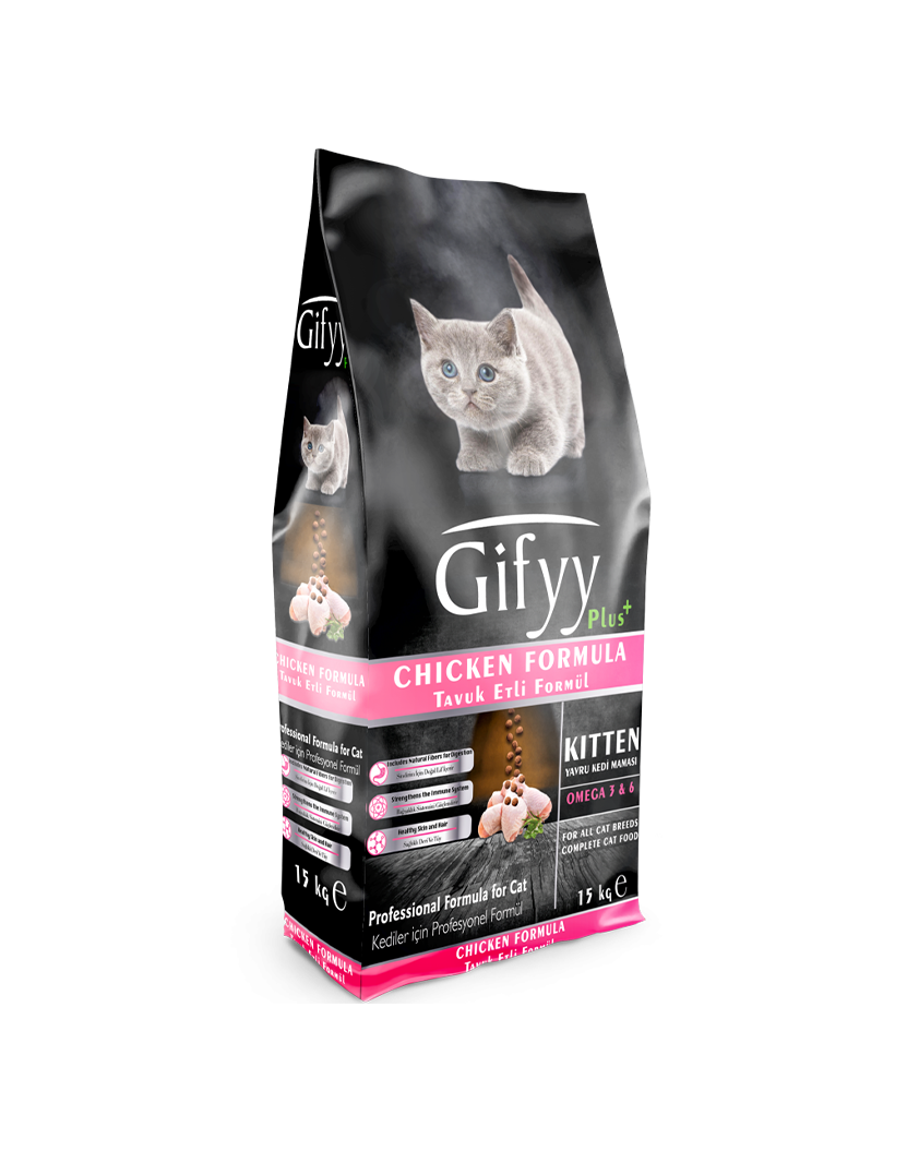 GIFYY KITTEN Chicken Formula - კნუტის საკვები15კგ - Image 2