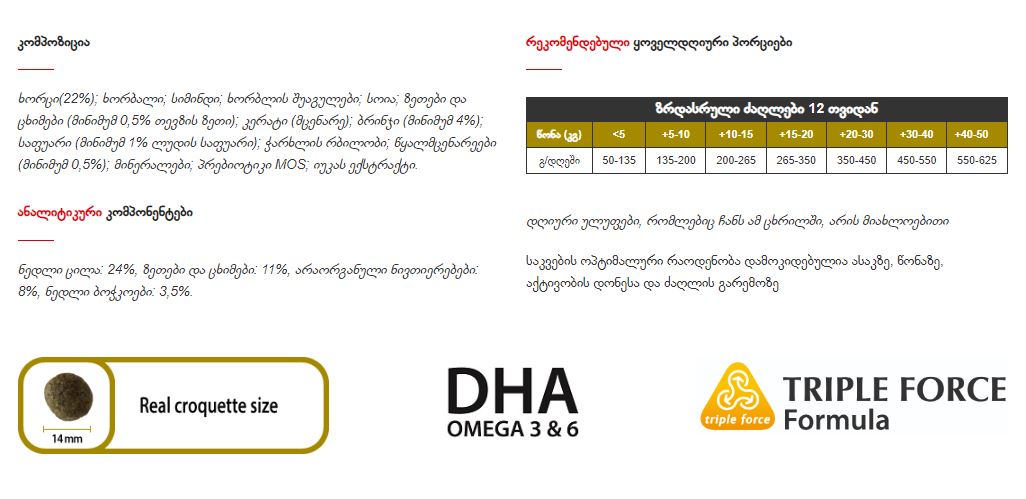 NutriBest Adult - ბატკანით და ბრინჯით, საშუალო და დიდი ჯიშის ზრდასრული ძაღლებისთვის, 15კგ - Image 2