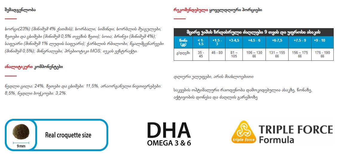 NutriBest Adult Mini -  ქათმით და ბრინჯით, მცირე ჯიშის ზრდასრული ძაღლებისთვის. 10კგ - Image 2