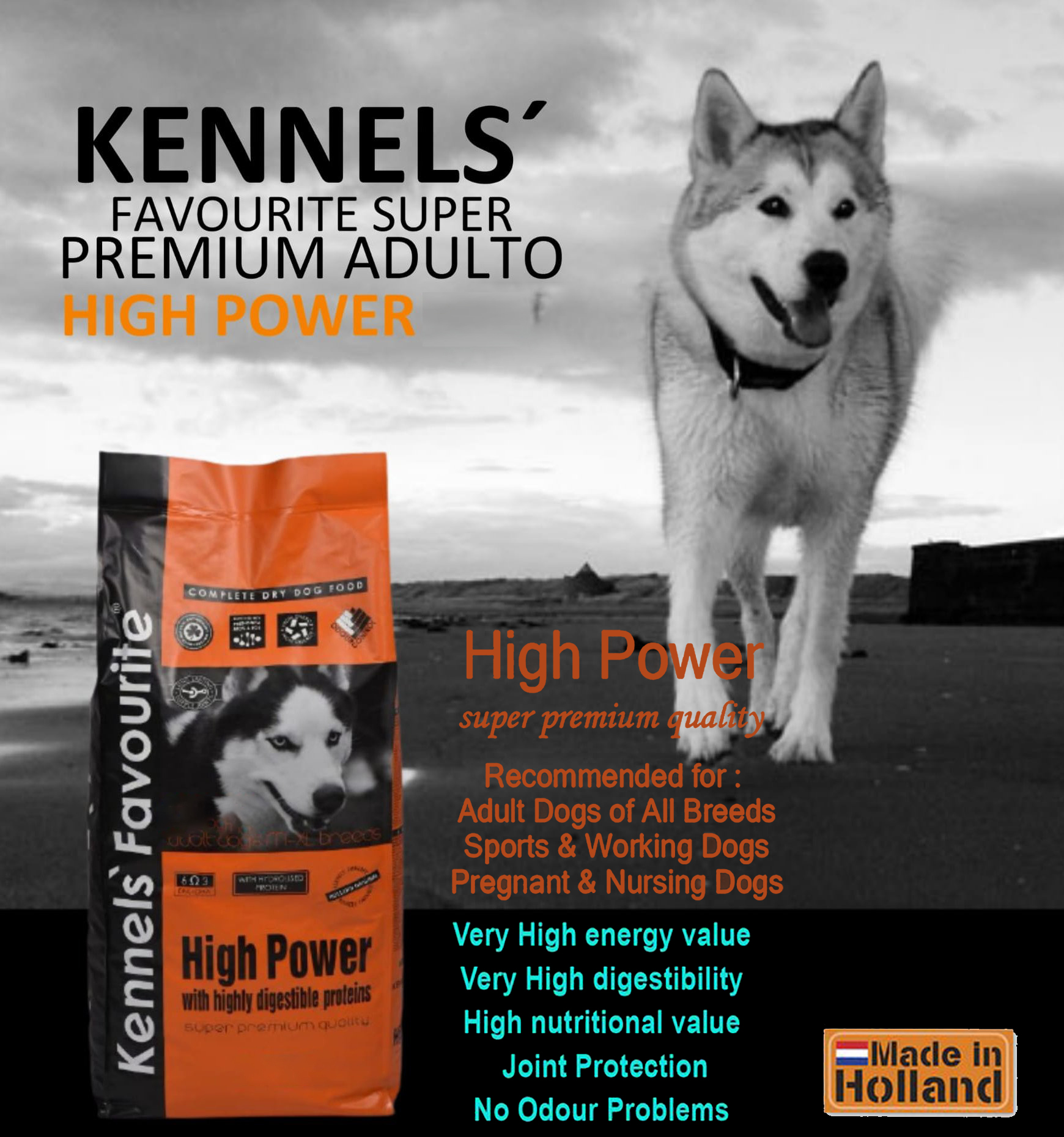 Kennels Favorite High Power -  მაღალი ენერგია (საქონლის ხორცით) 12,5კგ - Image 6